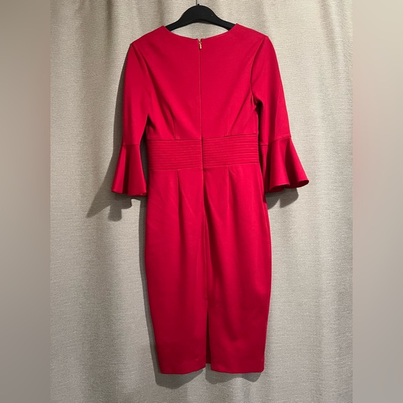 Trina Turk Midi Dress in Ruby Rose Color Event Elegant - Picture 6 of 15